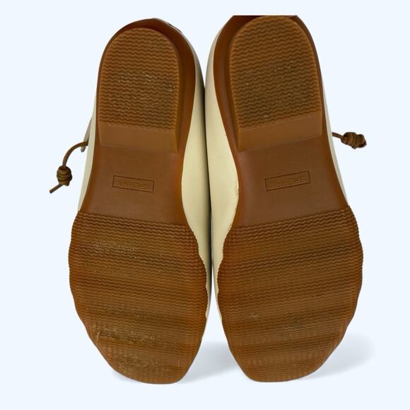 Sperry Women's Saltwater Embossed Wool Duck Boots Ivory 10M US - Picture 5 of 8